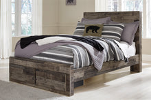 Load image into Gallery viewer, Derekson Queen Panel Bed with 2 Storage Drawers
