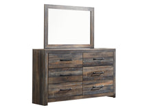 Load image into Gallery viewer, Drystan Queen Panel Bed with Mirrored Dresser, Chest and 2 Nightstands
