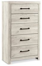 Load image into Gallery viewer, Cambeck Queen Panel Bed with 4 Storage Drawers with Mirrored Dresser, Chest and 2 Nightstands
