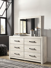 Load image into Gallery viewer, Cambeck Queen Panel Bed with 4 Storage Drawers with Mirrored Dresser, Chest and 2 Nightstands
