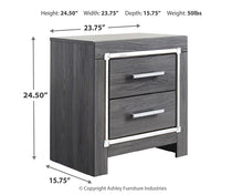 Load image into Gallery viewer, Lodanna King Panel Bed with Mirrored Dresser, Chest and Nightstand
