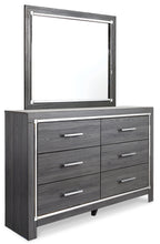 Load image into Gallery viewer, Lodanna King Panel Bed with Mirrored Dresser, Chest and Nightstand
