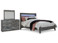 Load image into Gallery viewer, Baystorm Queen Panel Bed with Mirrored Dresser
