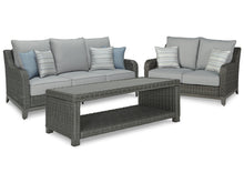 Load image into Gallery viewer, Elite Park Outdoor Sofa and Loveseat with Coffee Table
