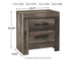 Wynnlow King Panel Bed with Mirrored Dresser and Nightstand