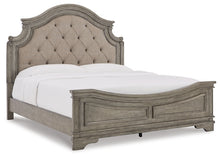 Load image into Gallery viewer, Lodenbay California King Panel Bed with Mirrored Dresser and Chest
