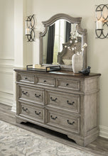 Load image into Gallery viewer, Lodenbay California King Panel Bed with Mirrored Dresser

