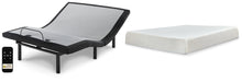 Load image into Gallery viewer, 10 Inch Chime Memory Foam Mattress with Adjustable Base
