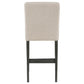 Alba Boucle Upholstered Counter Chair Beige (Set of 2)