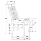 Briarwood Wood Dining Side Chair Mango Oak (Set of 2)