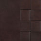 Adelaide Upholstered Pub Height Bar Stool Brown and Chrome