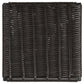 Mckinley Faux Rattan Metal Bar Chair Brown (Set of 2)