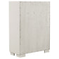 Jessica 5-drawer Bedroom Chest Cream White