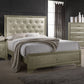 Beaumont Wood Eastern King Panel Bed Champagne