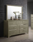 Beaumont 7-drawer Dresser with Mirror Champagne