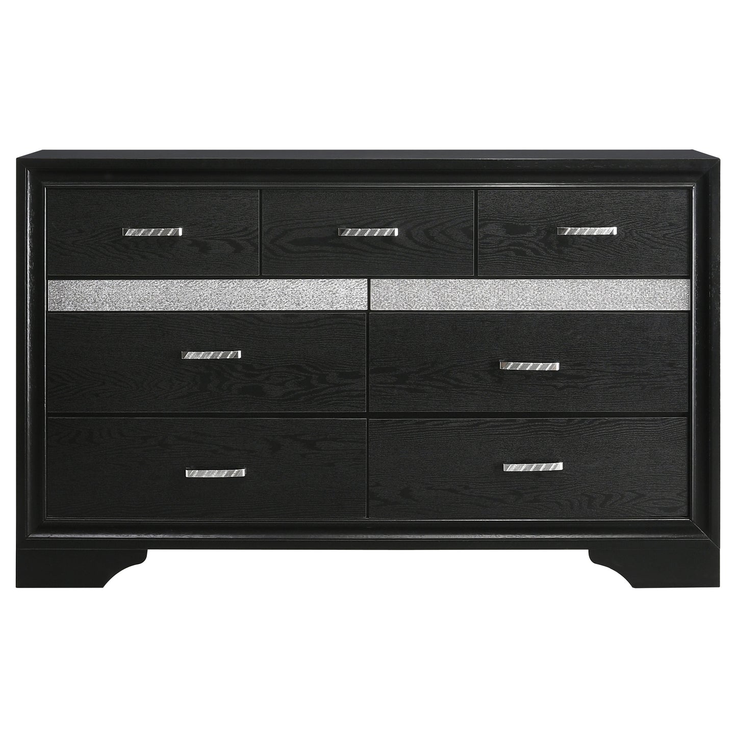 Miranda 7-drawer Dresser Black