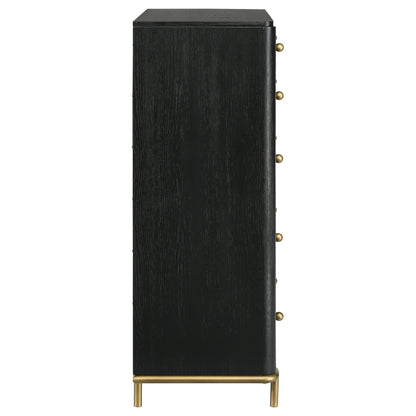Arini 6-drawer Bedroom Chest Black