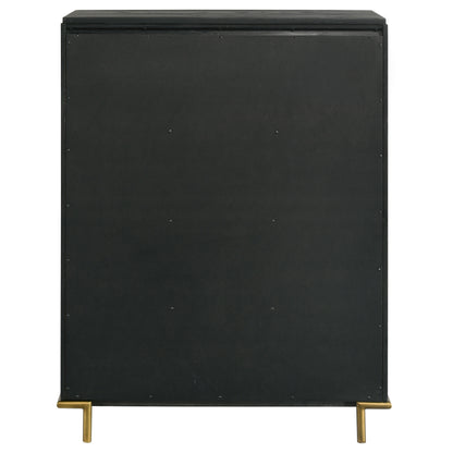 Arini 6-drawer Bedroom Chest Black