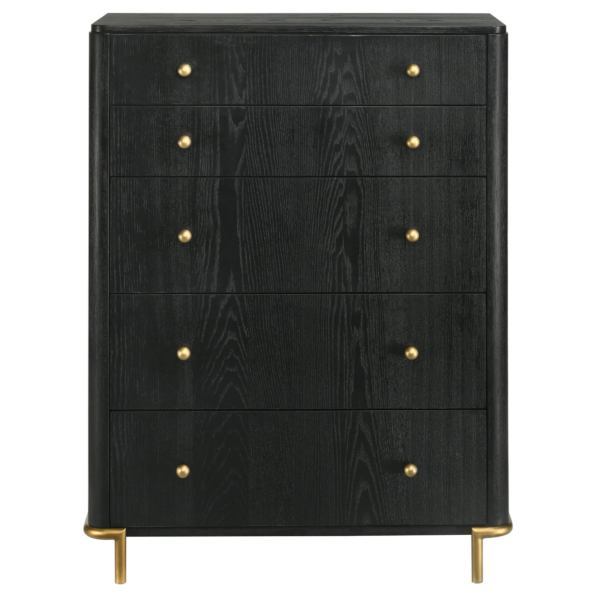 Arini 6-drawer Bedroom Chest Black