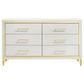 Lucia 6-drawer Bedroom Dresser White