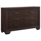 Dorian 4-piece Eastern King Bedroom Set Dark Cocoa