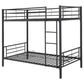 Hayward Twin Over Twin Bunk Bed Black