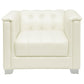 Chaviano Tufted Upholstered Chair Pearl White