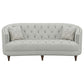 Avonlea Upholstered Sloped Arm Sofa Grey Fabric