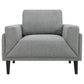 Rilynn Upholstered Track Arm Accent Chair Grey