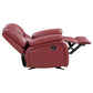 Camila 3-piece Upholstered Reclining Sofa Set Red Faux Leather