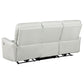 Greenfield 2-piece Upholstered Power Reclining Sofa Set Ivory