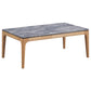 Polaris Rectangular SmartTop Coffee Table Grey and Light Oak