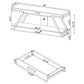 Marcia 1-drawer Wood 60-inch TV Stand White High Gloss