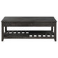 Cliffview Lift Top Coffee Table with Storage Cavities Grey