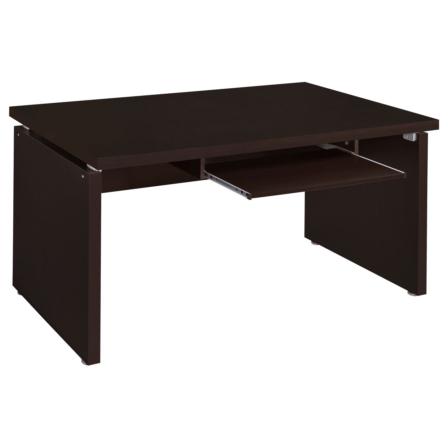 Skylar Engineered Wood L-Shape Computer Desk Cappuccino