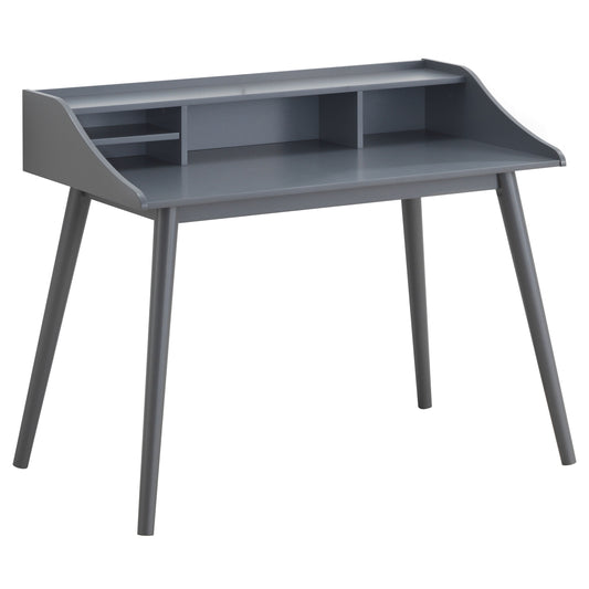 Percy 4-compartment Writing Desk Grey