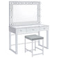 Umbridge 3-drawer Vanity Set with Lighting Chrome and White