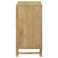 Zamora 2-door Wood Accent Cabinet with Woven Cane Natural